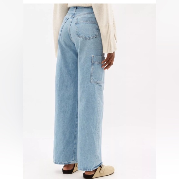 FRAME Genoa Wide Leg Carpenter High Rise Jean - Picture 3 of 14